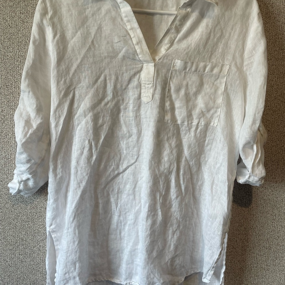 Ellen Tracy White Blouse